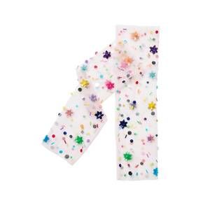 NEW TUTU DU MONDE girl's star sprinkles leggings in candy floss
